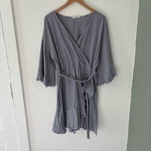 Striped Wrap Gap Dress size L